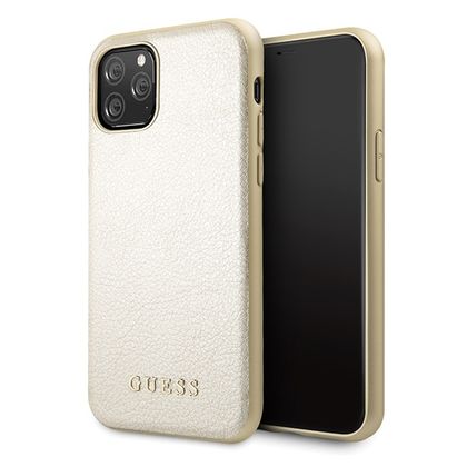 Guess GUHCN58IGLGO iPhone 11 Prozłoty/gold hard case Iridescent