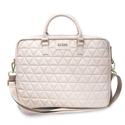 Guess Torba GUCB15QLPK 16" różowa/pinkQuilted