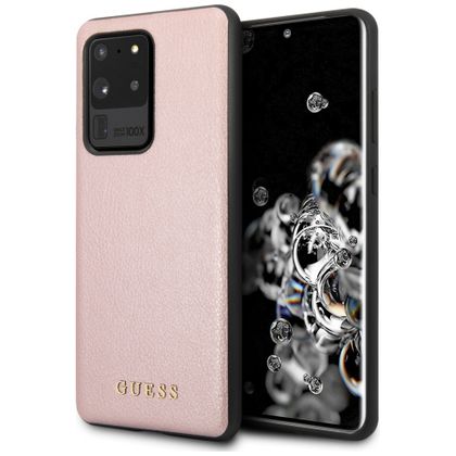 Guess GUHCS69IGLRG S20 Ultra G988różowo-złoty/rose gold hard case Iridescent