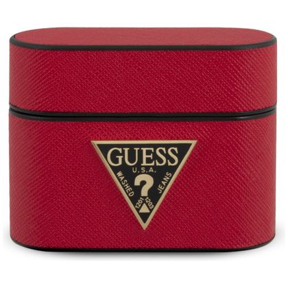 Guess GUACAPVSATMLRE AirPods Pro coverczerwony/red Saffiano