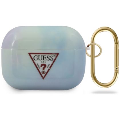 Guess GUACAPTPUMCGC02 AirPods Pro coverniebieski/blue Tie & Dye Collection