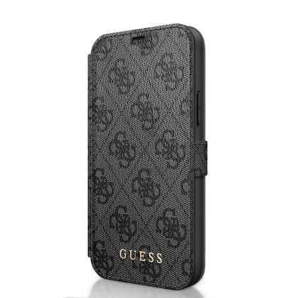 Guess GUFLBKSP12S4GG iPhone 12 mini 5,4" szary/grey book 4G Charms Collection