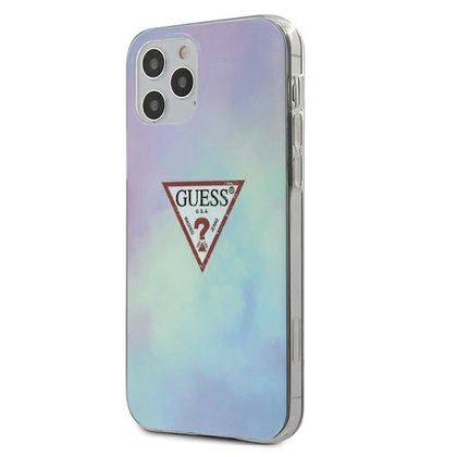 Guess GUHCP12MPCUMCGC02 iPhone 12/12 Pro6,1" niebieski/blue hardcase Tie & Die Collection