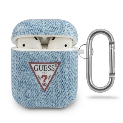 Guess GUACA2TPUJULLB AirPods 1/2 coverniebieski/light blue Jeans Collection
