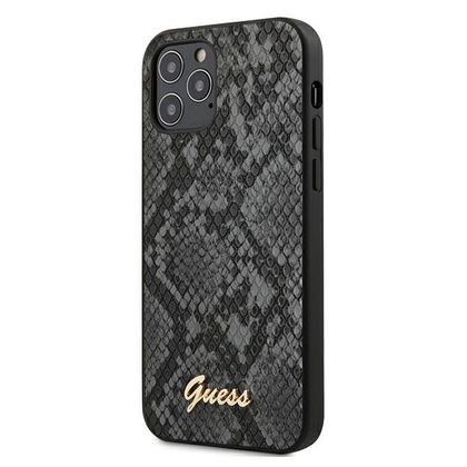 Guess GUHCP12MPUSNSMLBK iPhone 12/12 Pro6,1" czarny/black hardcase Script Python Collection