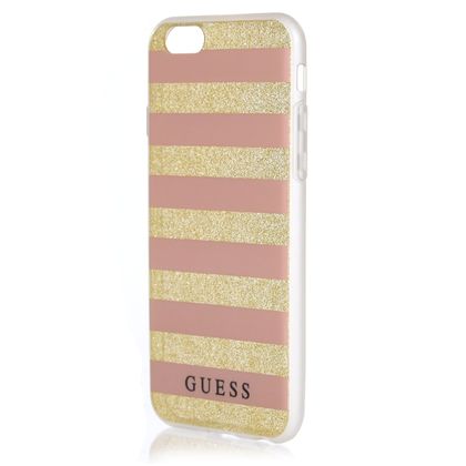 Guess GUHCP6STGPI iPhone 6/6S pinkhardcase Ethnic Chic Stripes 3D