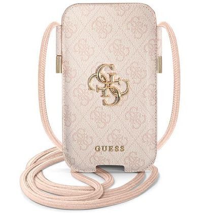 Guess Torebka GUPHL4GMGPI 6,7"różowy/pink hardcase 4G Big Metal Logo