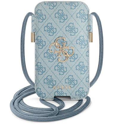 Guess Torebka GUPHL4GMGBL 6,7"niebieski/blue hardcase 4G Big Metal Logo