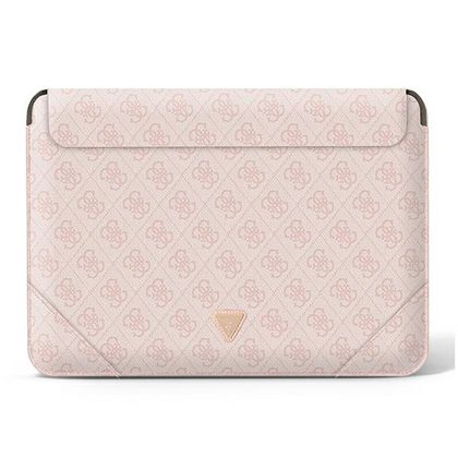 Guess Sleeve GUCS14P4TP 14" rożowy/pink 4G Uptown Triangle logo