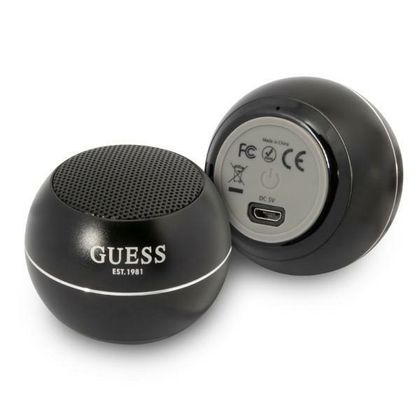 Guess głośnik Bluetooth GUWSALGEKSpeaker mini czarny/black