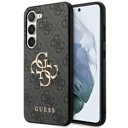 Guess GUHCS23M4GMGGR S23+ S916szary/grey hardcase 4G Big Metal Logo