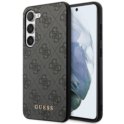 Guess GUHCS23MG4GFGR S23+ S916szary/grey hardcase 4G Metal Gold Logo