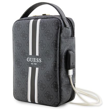 Guess Torba GUHBP4RPSK Organizerczarny/black 4G Printed Stripes