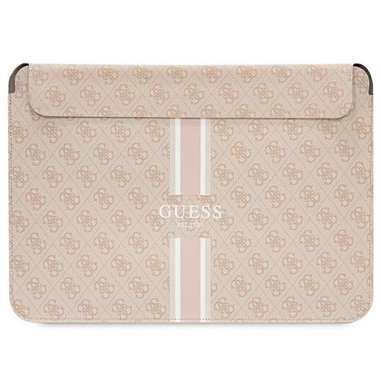 Guess Sleeve GUCS16P4RPSP 16" różowy/pink 4G Printed Stripes
