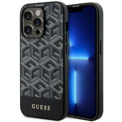 Guess GUHMP14XHGCFSEK iPhone 14 Pro Max6.7" czarny/black hardcase GCube Stripes MagSafe