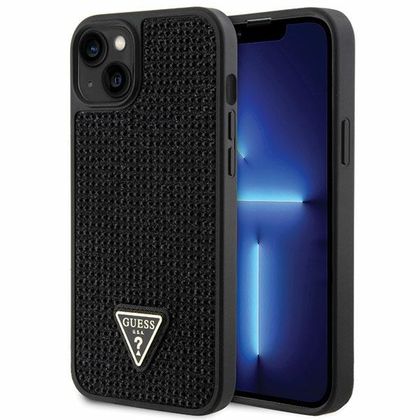 Guess GUHCP14MHDGTPK iPhone 14 Plus / 15 Plus 6.7" czarny/black hardcase Rhinestone Triangle