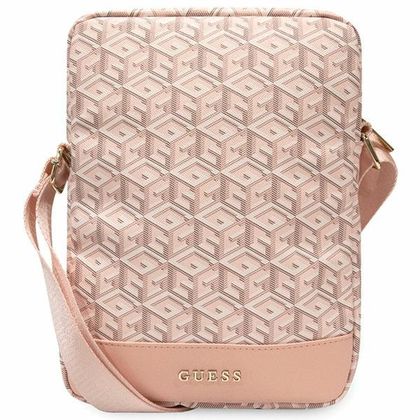 Guess Torba GUTB10HGCFSEP 10"różowy/pink GCube Stripe Tablet Bag
