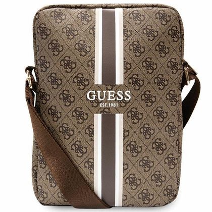 Guess Torba GUTB10P4RPSW 10"brązowy/brwon 4G Stripes Tablet Bag