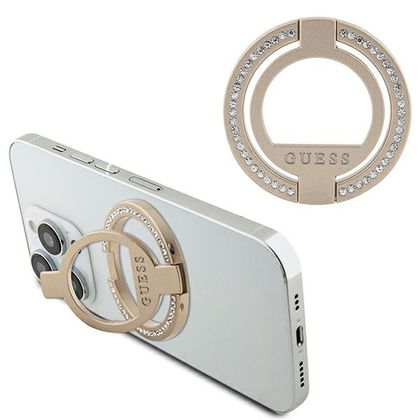 Guess MagSafe Ring stand GUMRSALDGDzłoty/gold Rhinestone