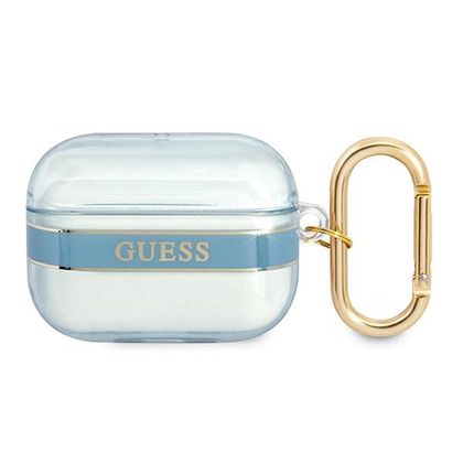 Guess GUAPHHTSB AirPods Pro coverniebieski/blue Strap Collection