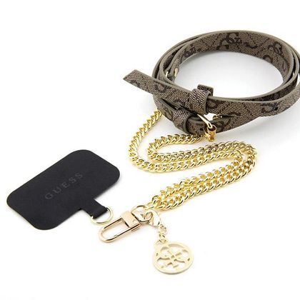 Guess GUOUC4MG4EW Universal CBDY strapbrązowy/brown 4G Chain