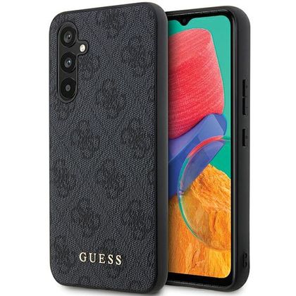 Guess GUHCS23FEG4GFGR S23 FE S711szary/grey hardcase 4G Metal Gold Logo