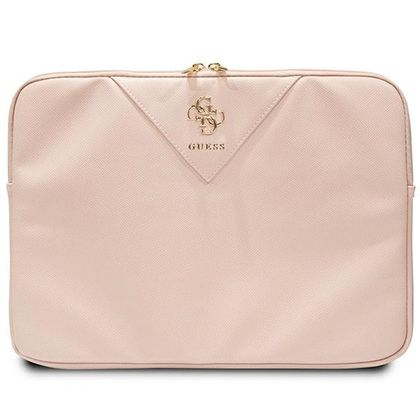 Guess Sleeve GUCS14ZPGSTEGP 14"różowy/pink Triangle 4G