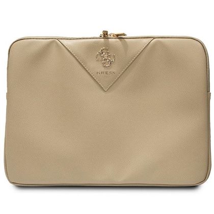 Guess Sleeve GUCS14ZPGSTEGD 14"złoty/light gold Triangle 4G
