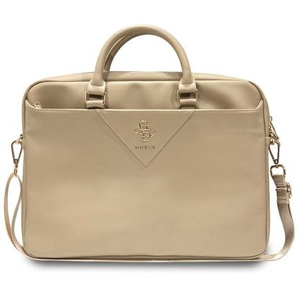 Guess Torba GUCB15ZPGSTEGD 16"złoty/light gold Triangle 4G
