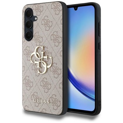 Guess GUHCSA354GMGPI A35 A356 różowy/pink hardcase 4G Big Metal Logo