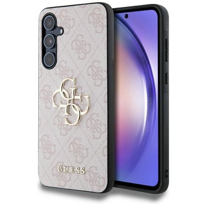 Guess GUHCSA554GMGPI A55 A556 różowy/pink hardcase 4G Big Metal Logo