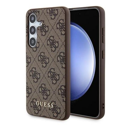 Guess GUOHCSA55G4GFBR A55 A556 brązowy/brown hardcase 4G Metal Gold Logo