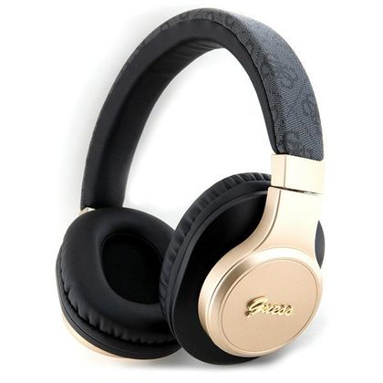 Guess słuchawki nauszne BluetoothGUBH604GEMK czarny/black 4G Script