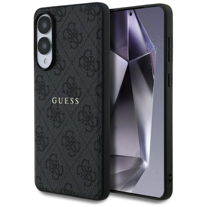 Etui Guess 4G Ring Classic Logo MagSafe Samsung Galaxy S25 Edge czarny