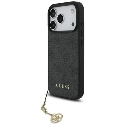 Etui Guess 4G Charms Collection MagSafe do iPhone 17 Pro / 18 Pro czarny