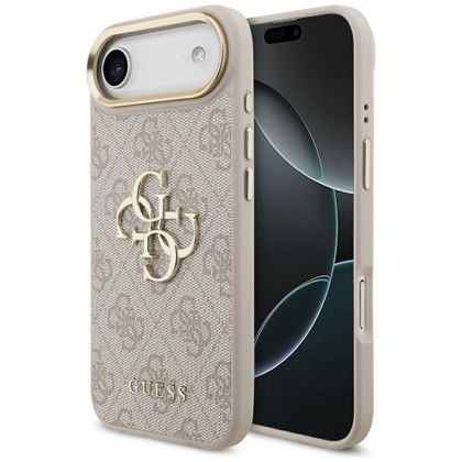 Etui Guess 4G Big 4G Classic Logo do iPhone Air różowy złoty