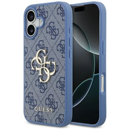 Etui Guess 4G Big Logo do iPhone 17 niebieski