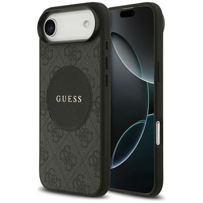 Etui Guess 4G Circle Classic Logo MagSafe do iPhone Air czarny