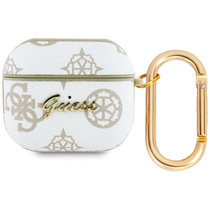 Guess GUA3PG4GPH AirPods 3 cover biały/white 4G Hook