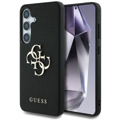 Etui Guess Grained Big 4G Logo Small Classic Logo do Samsung Galaxy S25+ czarny