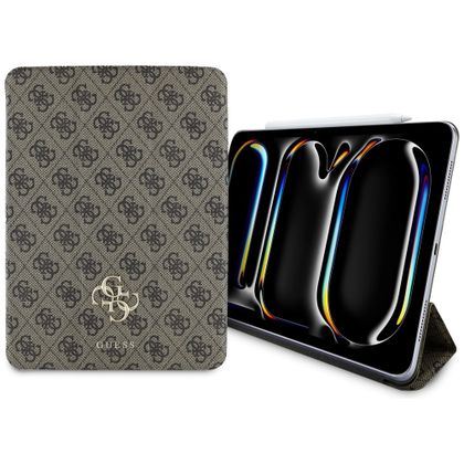 Guess GUFC11PM24PS4SGW iPad Pro 11" M4 2024 / M5 2025 brązowy/brown Magnetic 4G Big Logo