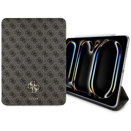 Guess GUFC13PM24PS4SGW iPad Pro 13" M4 2024 / M5 2025 brązowy/brown Magnetic 4G Big Logo