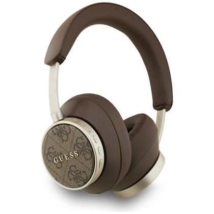 Słuchawki nauszne Guess Bluetooth ENC 4GClassic Logo brązowy