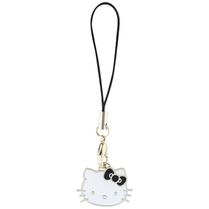 Hello Kitty zawieszka HKCPMKHK Phone Strap czarny/black Charm Kitty Head