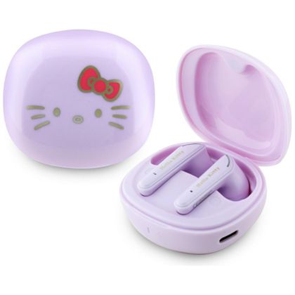 Słuchawki TWS Hello Kitty O GlossyFinish fioletowy