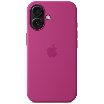 Etui Apple MYY53ZM/A iPhone 16 6.1" MagSafe fuksja/fuchsia Silicone Case