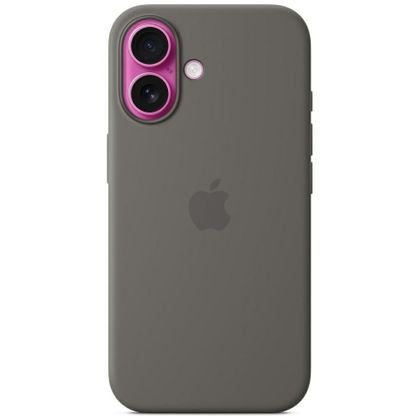 Etui Apple MYY33ZM/A iPhone 16 6.1" MagSafe szary/stone gray Silicone Case