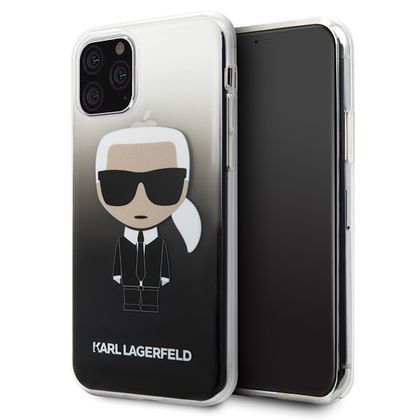 Karl Lagerfeld KLHCN58TRDFKBK iPhone 11Pro czarny/black Gradient Ikonik Karl