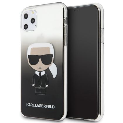 Karl Lagerfeld KLHCN65TRDFKBK iPhone 11Pro Max czarny/black Gradient Ikonik Karl