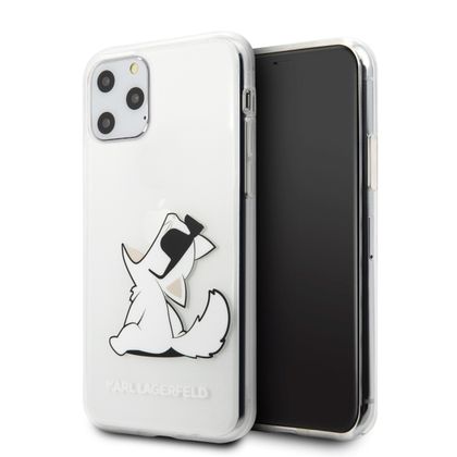 Karl Lagerfeld KLHCN65CFNRC iPhone 11Pro Max hardcase transparent Choupette Fun